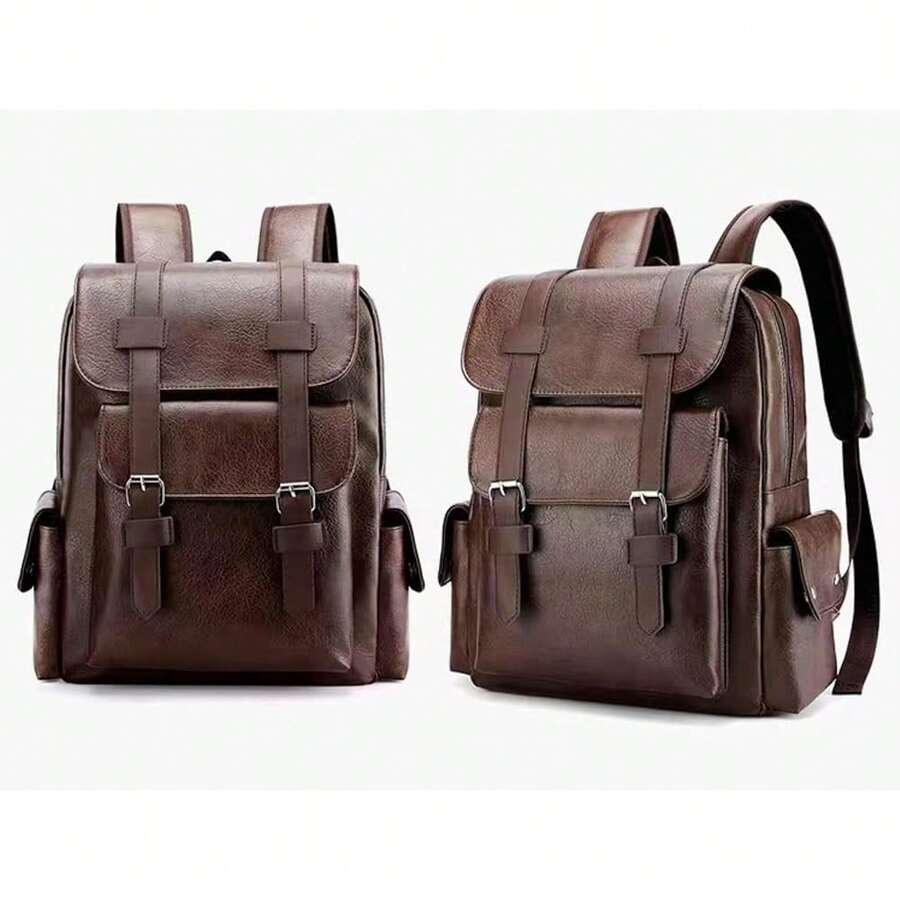 Leather Backpack Vintage - PU Leather Backpack For Men And