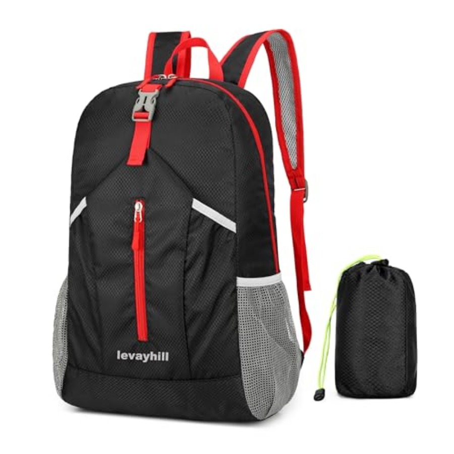 Foldable Backpack Small - 25L Foldable Hiking Backpack, Small Packable