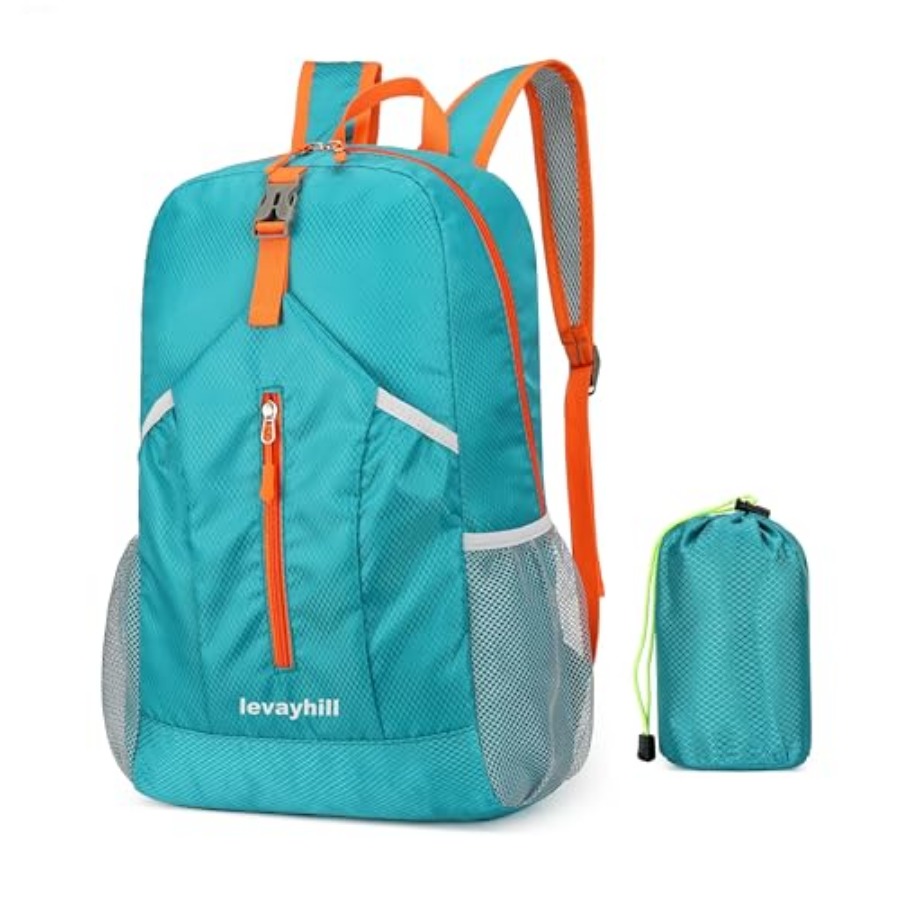 Foldable Backpack Small - 25L Foldable Hiking Backpack, Small Packable