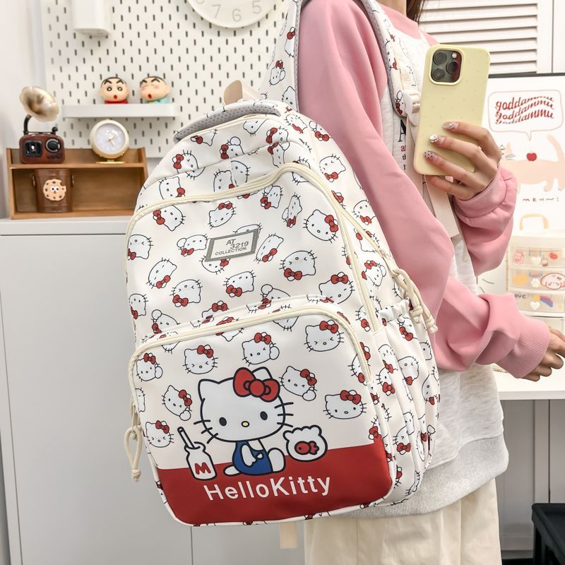 School Backpack Teen - Cute Aesthetic Cartoon Backpack for Teen
