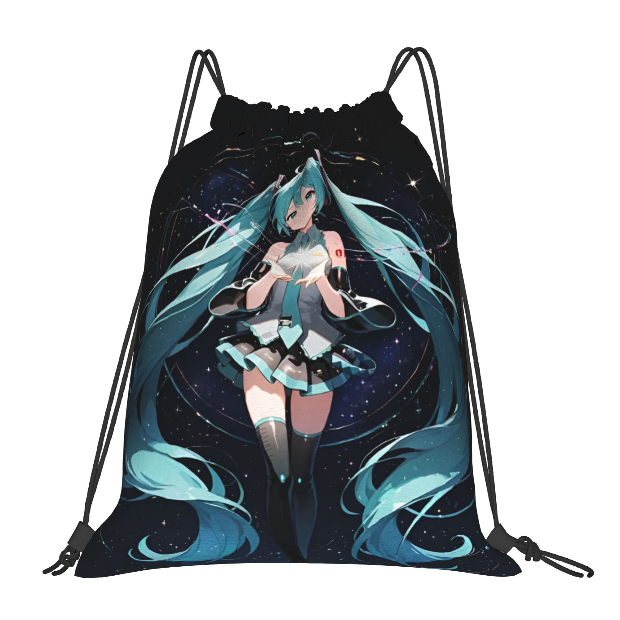 Drawstring Gym Bag - Custom H-Hatsunes Drawstring Bag Women Men