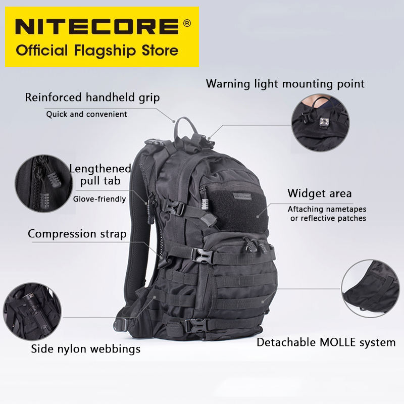 NITECORE BP20 20L Travel Backp - Rucksack Military Style บทวิจารณ์และราคา