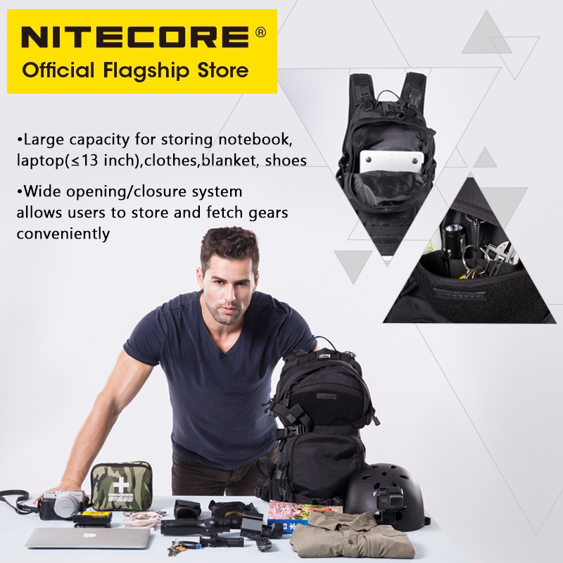 NITECORE BP20 20L Travel Backp - Rucksack Military Style บทวิจารณ์และราคา