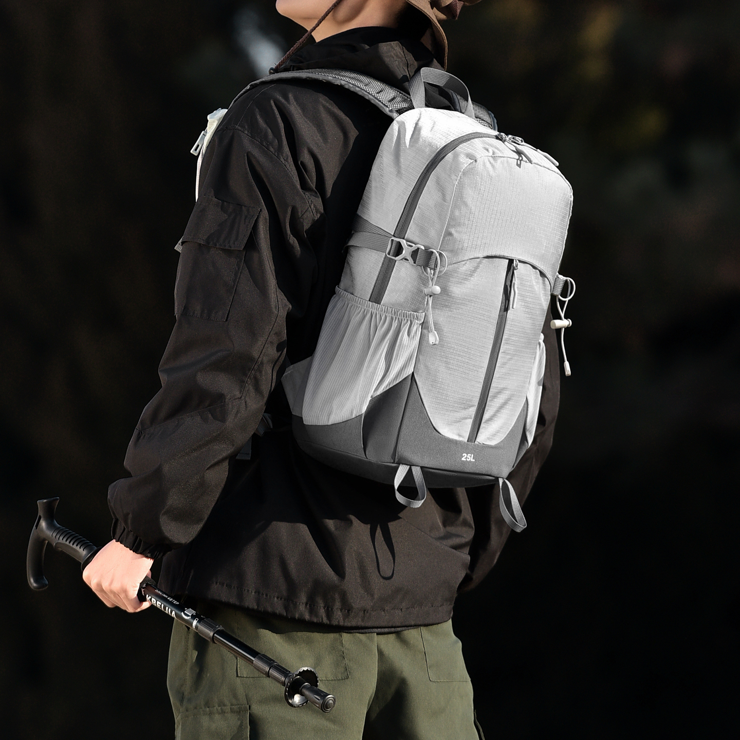 25l Large Capacity Hiking Back - Hiking Backpack Waterproof บทวิจารณ์และราคา