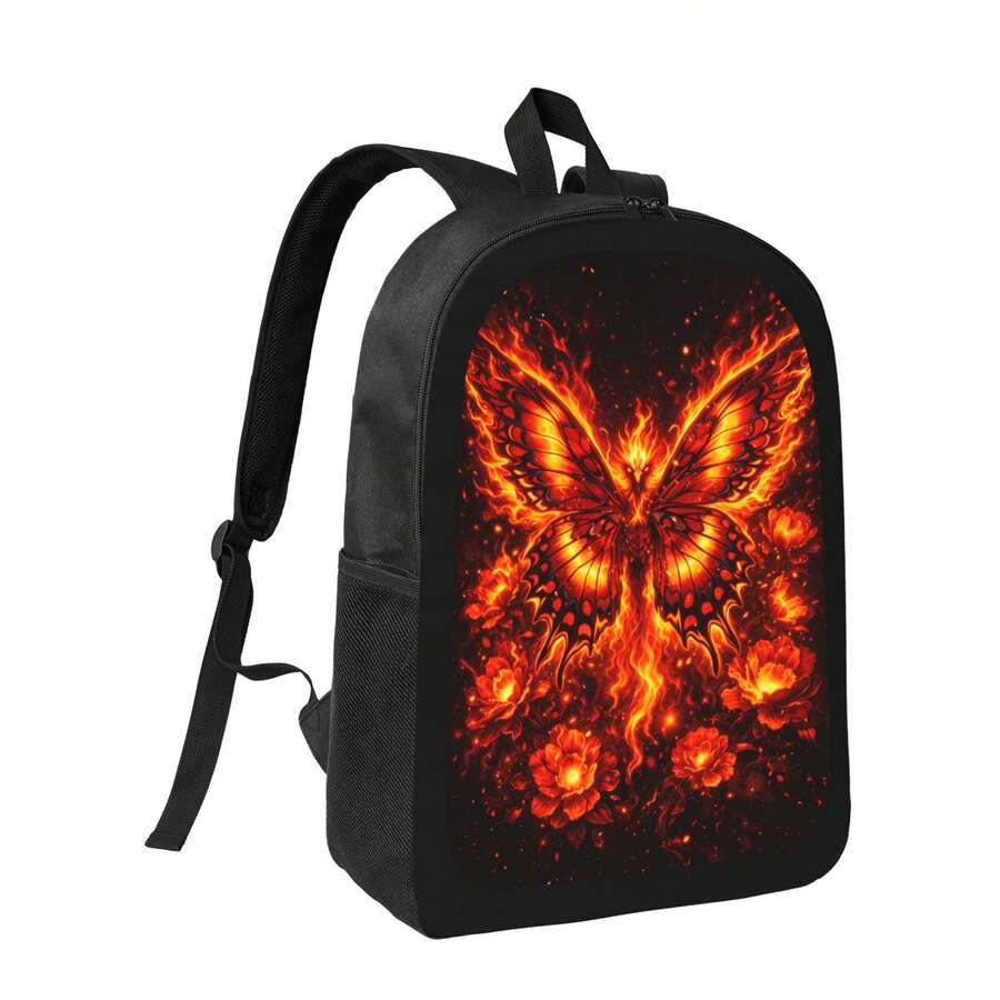 Flame Phoenix Butterfly Backpa - Fashion Backpack Women บทวิจารณ์และราคา