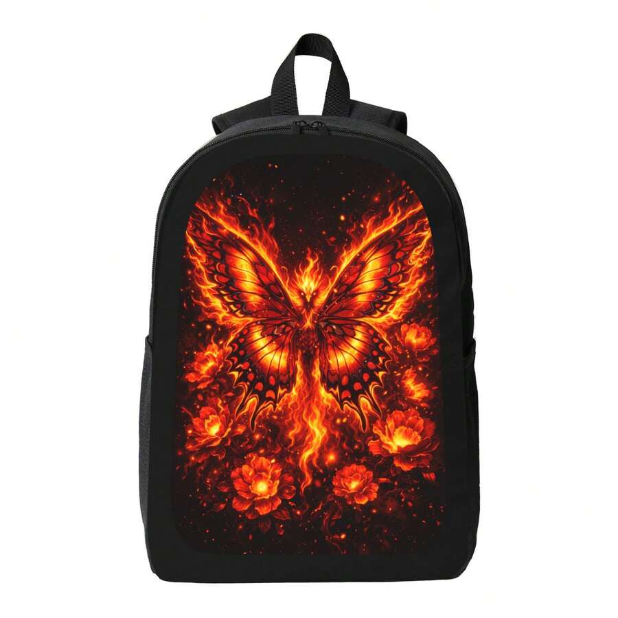 Flame Phoenix Butterfly Backpa - Fashion Backpack Women บทวิจารณ์และราคา