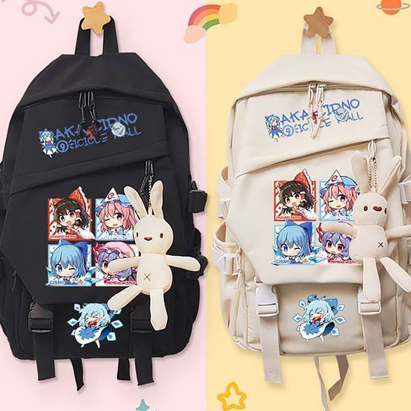 44×31×13cm Black Khaki,Touhou  - School Backpack Teen บทวิจารณ์และราคา