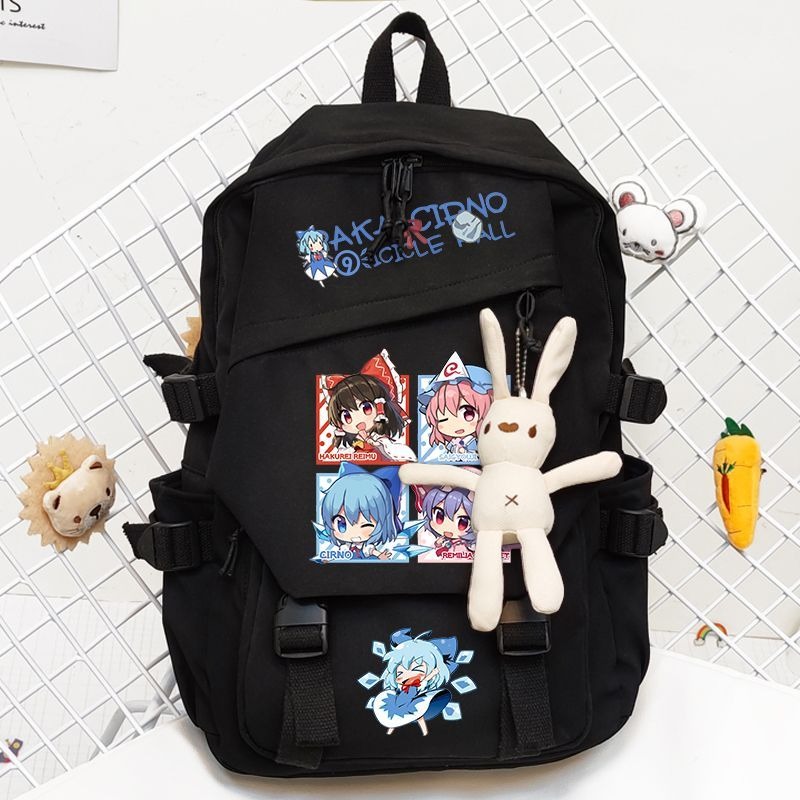 44×31×13cm Black Khaki,Touhou  - School Backpack Teen บทวิจารณ์และราคา