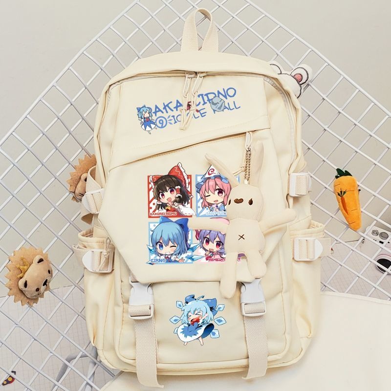 44×31×13cm Black Khaki,Touhou  - School Backpack Teen บทวิจารณ์และราคา