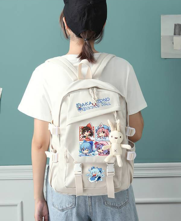 44×31×13cm Black Khaki,Touhou  - School Backpack Teen บทวิจารณ์และราคา