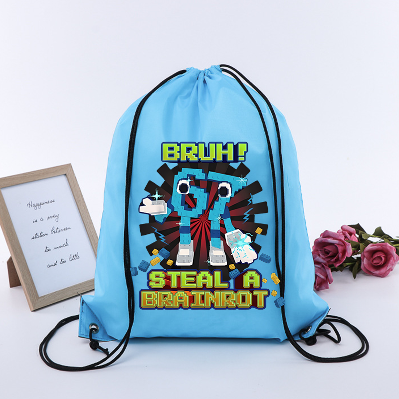 Steal A Brainrot 67 Six Seven  - Drawstring Gym Bag บทวิจารณ์และราคา