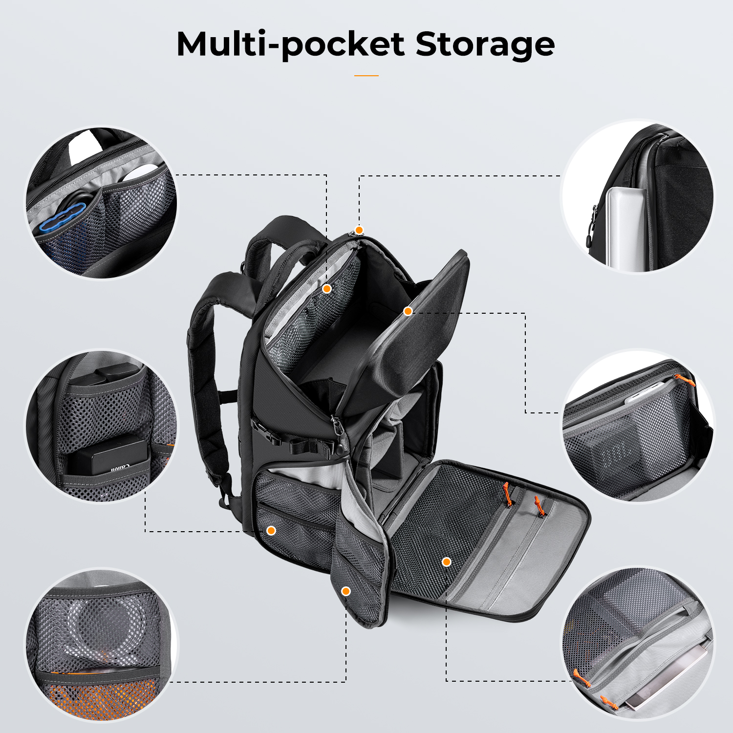 K&F CONCEPT 20L Camera Backpac - Laptop Backpack 15.6 บทวิจารณ์และราคา