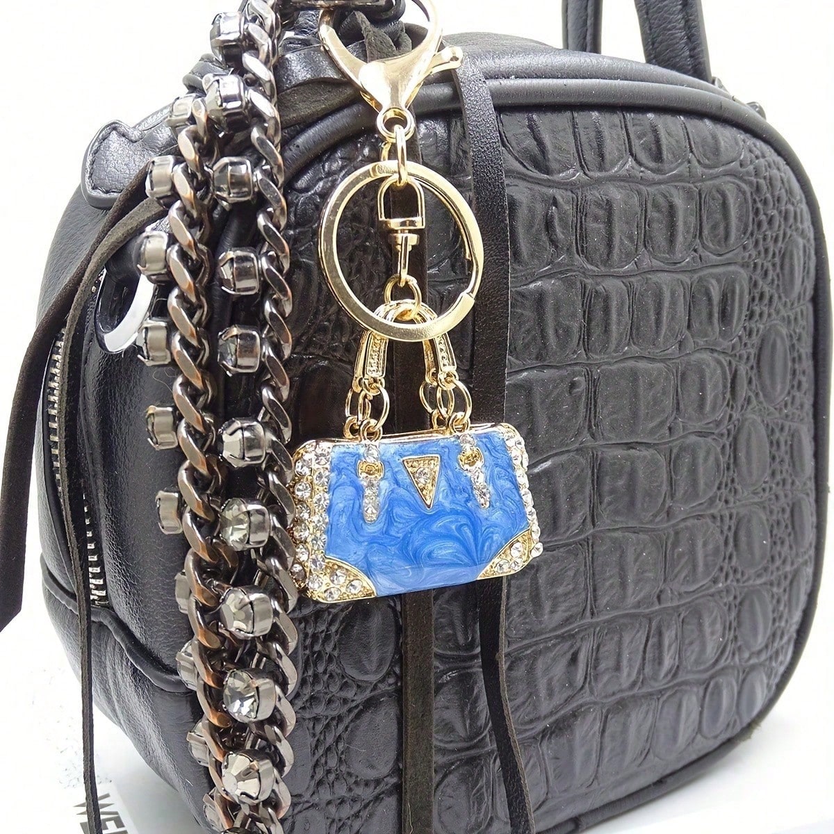 Mini Sparkling Rhinestone Enam - Mini Backpack Purse บทวิจารณ์และราคา