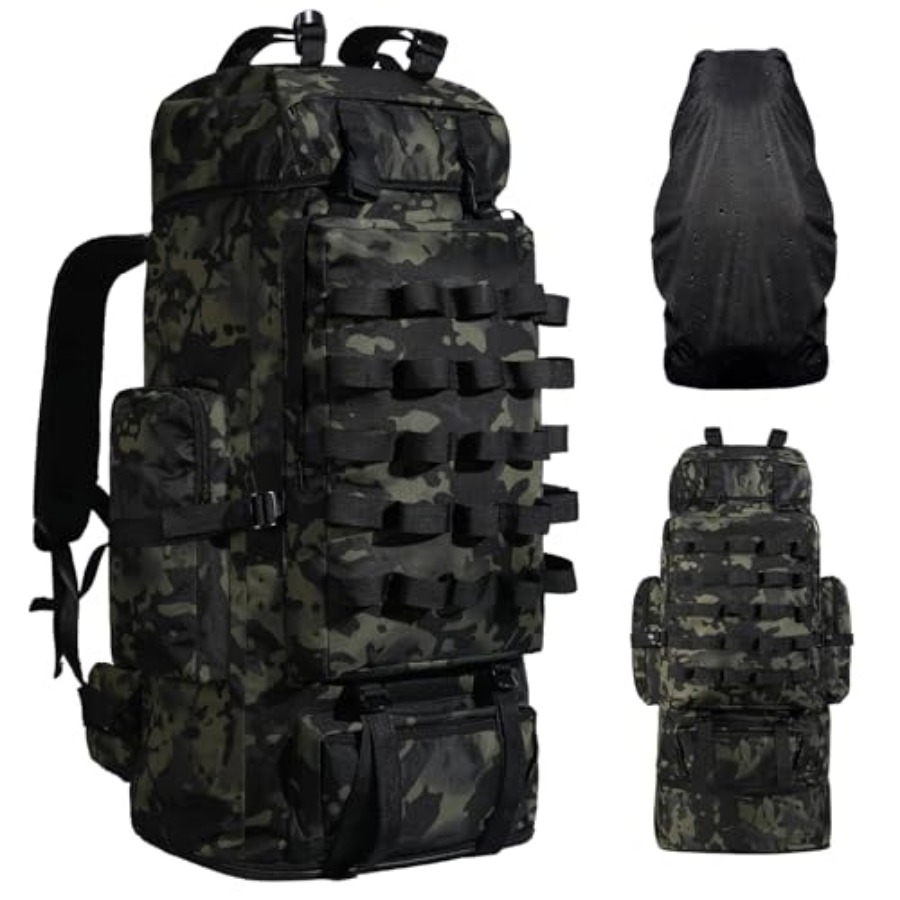 70L/100L Camping Hiking Backpa - Rain Cover Backpack บทวิจารณ์และราคา