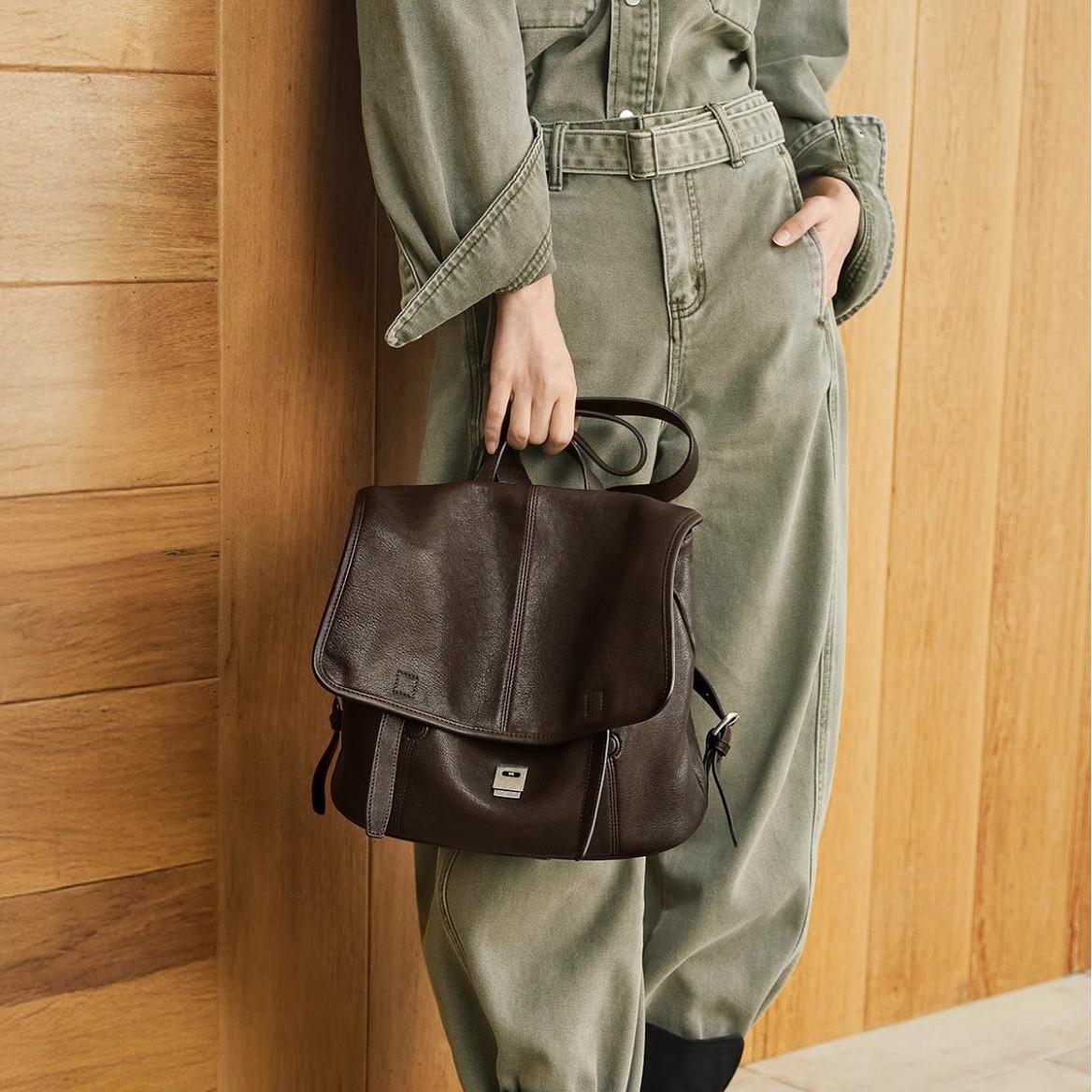 Personalized Waxed Canvas Mess - Business Backpack Brief บทวิจารณ์และราคา