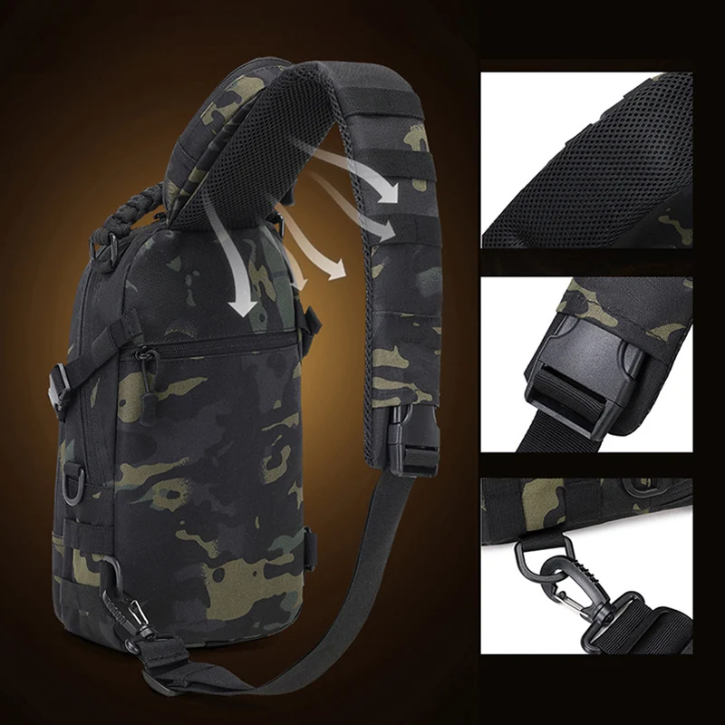 Men's Waist Bag Sports Shoulde - Sling Backpack Shoulder บทวิจารณ์และราคา