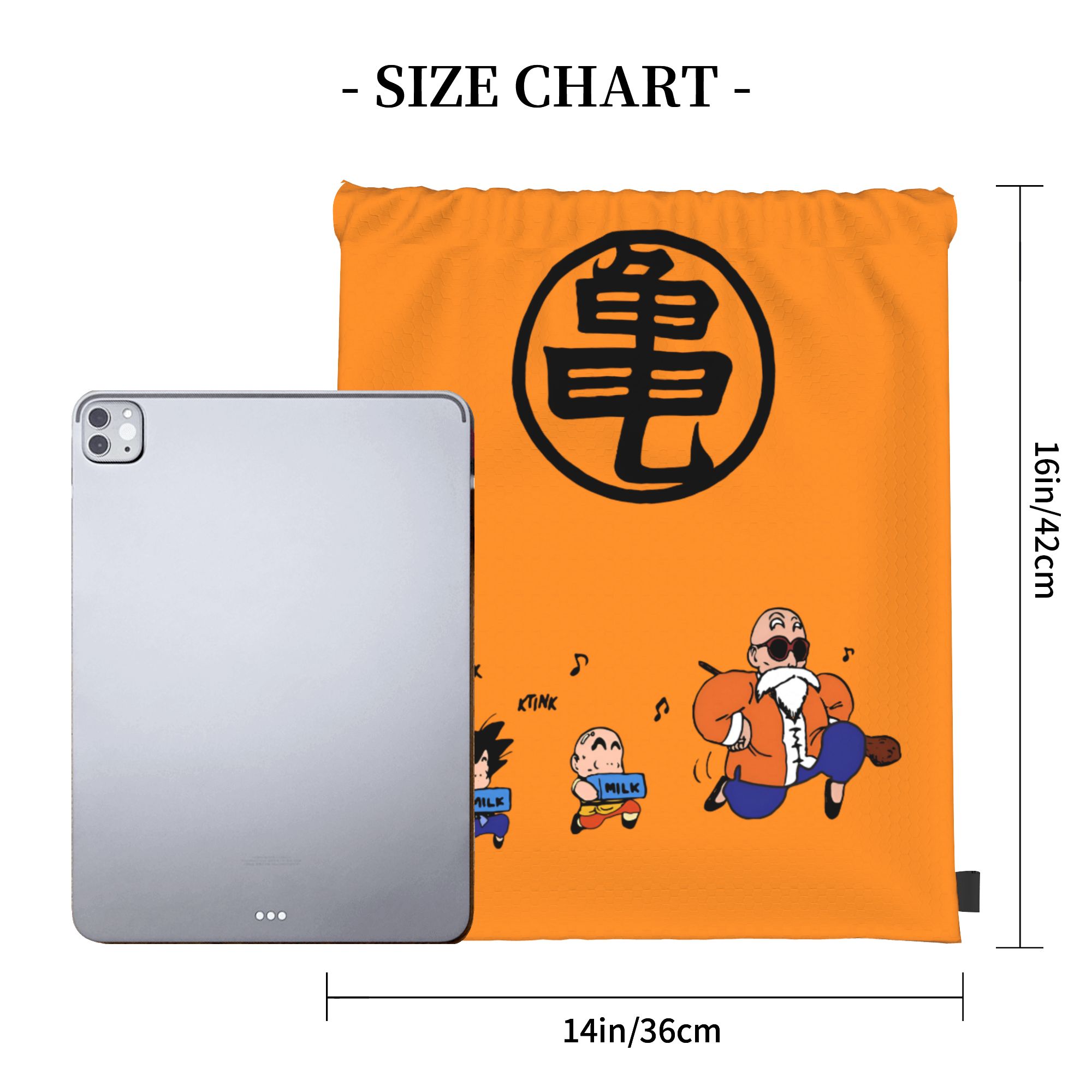 D-Dragon B-Ball Masters Roshis - Drawstring Gym Bag บทวิจารณ์และราคา