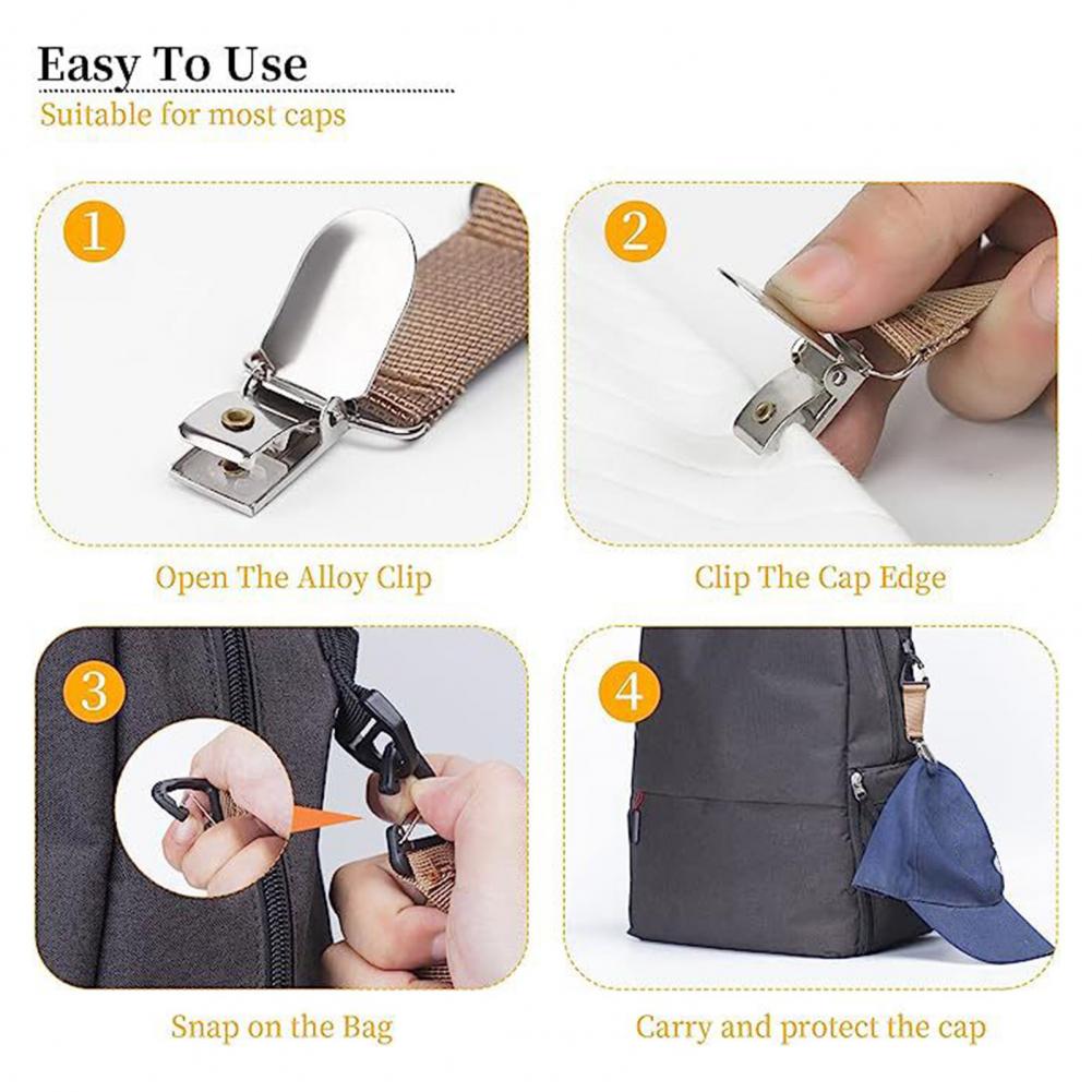 12.5cm Travel Handbag Hat Clip - Backpack Insert Organizer บทวิจารณ์และราคา