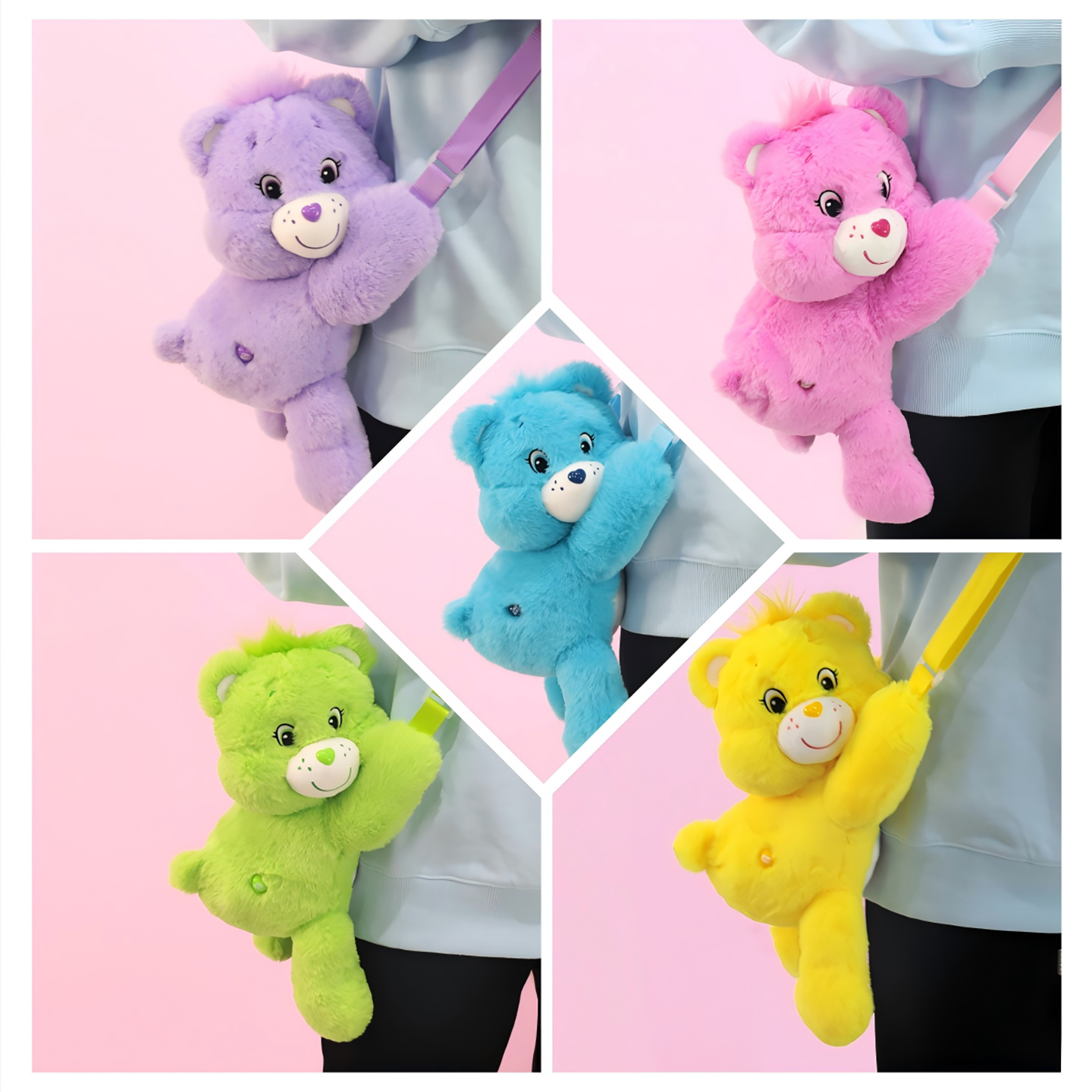 Care Bears Cute Plush Crossbod - Mini Backpack Purse บทวิจารณ์และราคา