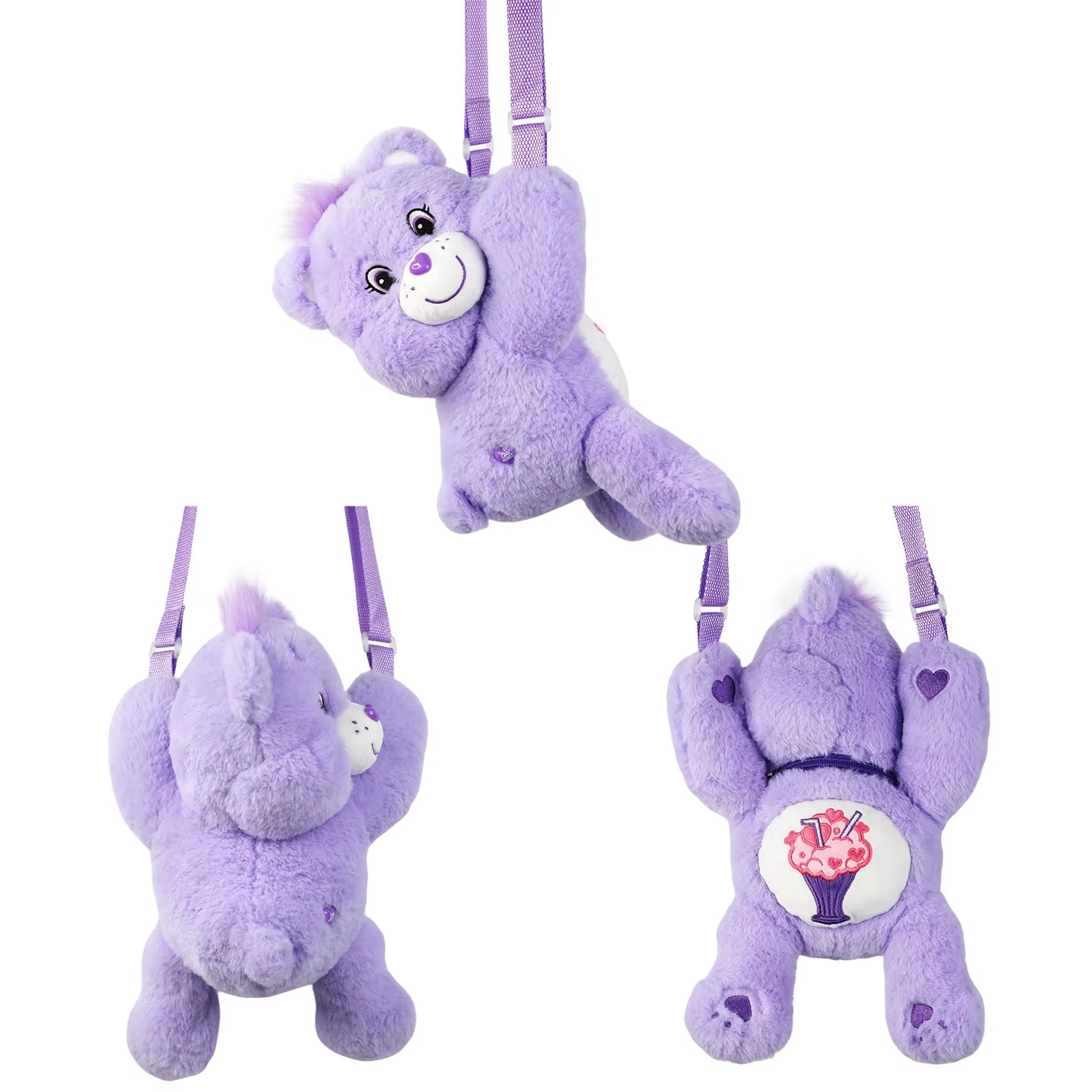 Care Bears Cute Plush Crossbod - Mini Backpack Purse บทวิจารณ์และราคา