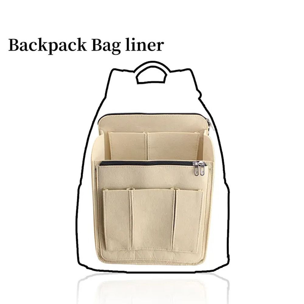 Multi-Pocket Insert Bag Organi - Backpack Insert Organizer บทวิจารณ์และราคา