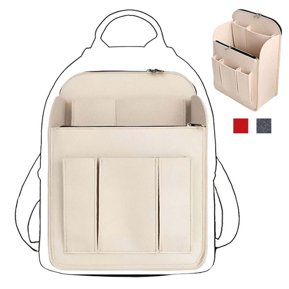 Multi-Pocket Insert Bag Organi - Backpack Insert Organizer บทวิจารณ์และราคา