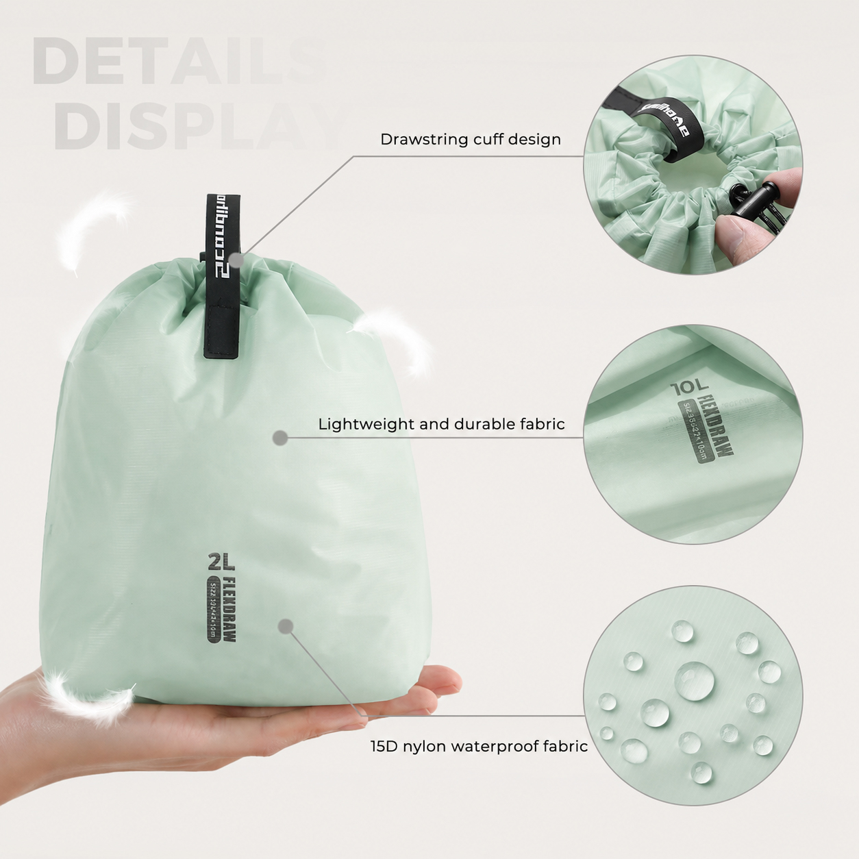 Large Capacity Waterproof Stor - Hiking Backpack Waterproof บทวิจารณ์และราคา