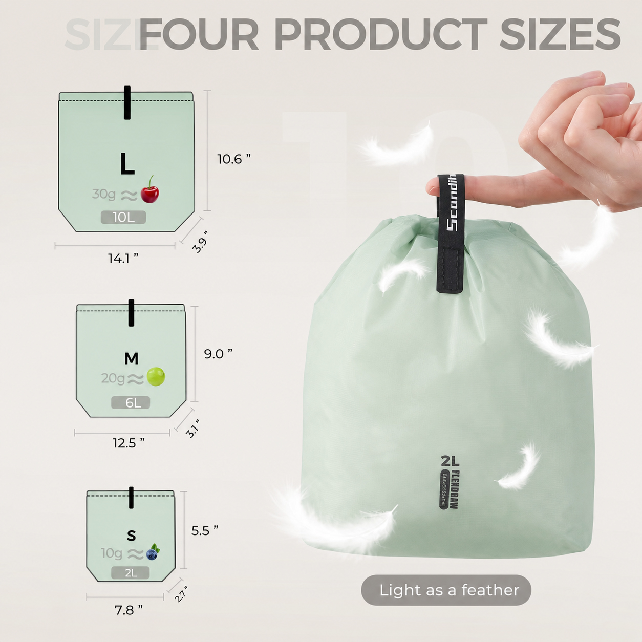 Large Capacity Waterproof Stor - Hiking Backpack Waterproof บทวิจารณ์และราคา