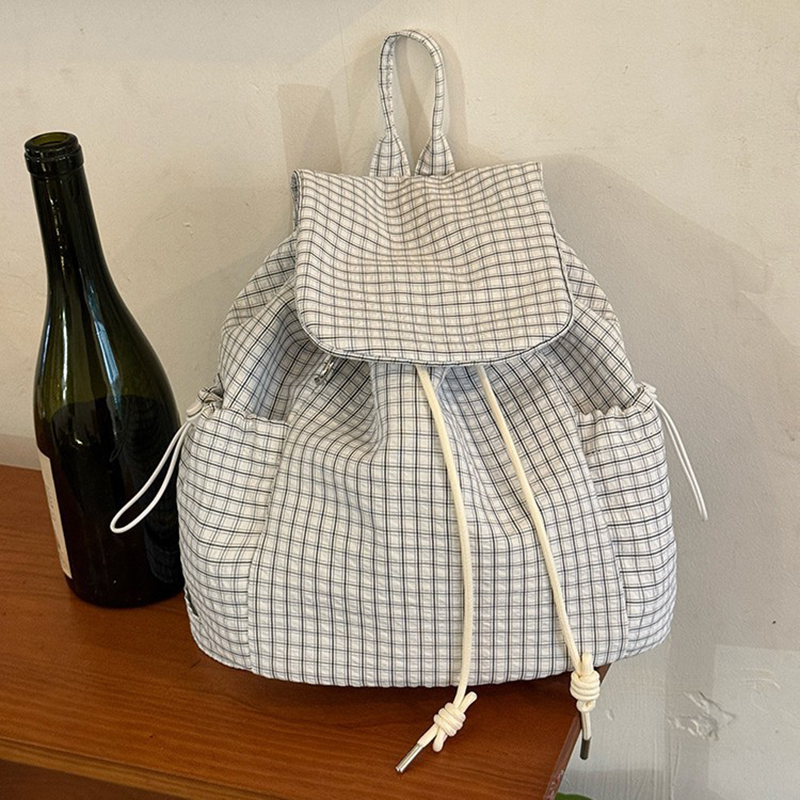 Plaid Laptop Lightweight Backp - Canvas Backpack Casual บทวิจารณ์และราคา