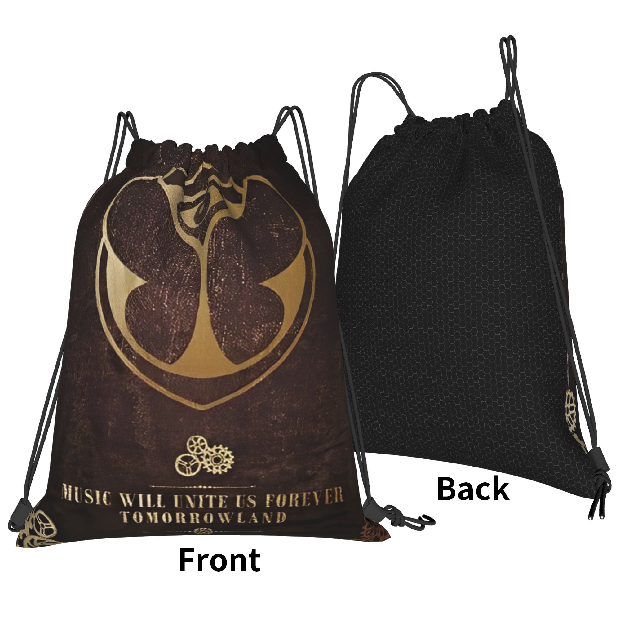 Tomorrowlands  Drawstring Bags - Drawstring Gym Bag บทวิจารณ์และราคา