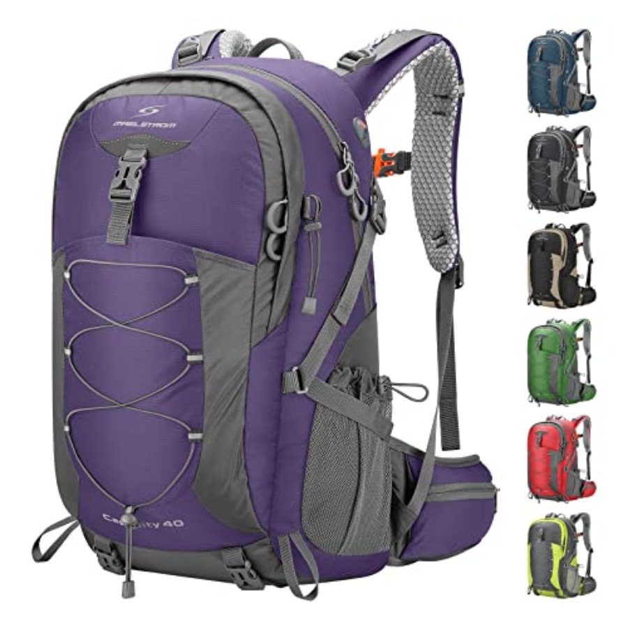 Hiking Backpack, Camping Backp - Rain Cover Backpack บทวิจารณ์และราคา