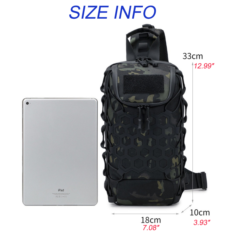 Outdoor Port Bag Pack Tactical - Sling Backpack Shoulder บทวิจารณ์และราคา