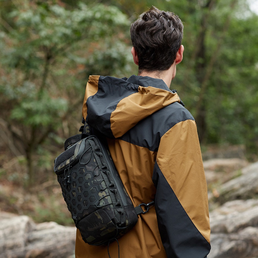 Outdoor Port Bag Pack Tactical - Sling Backpack Shoulder บทวิจารณ์และราคา