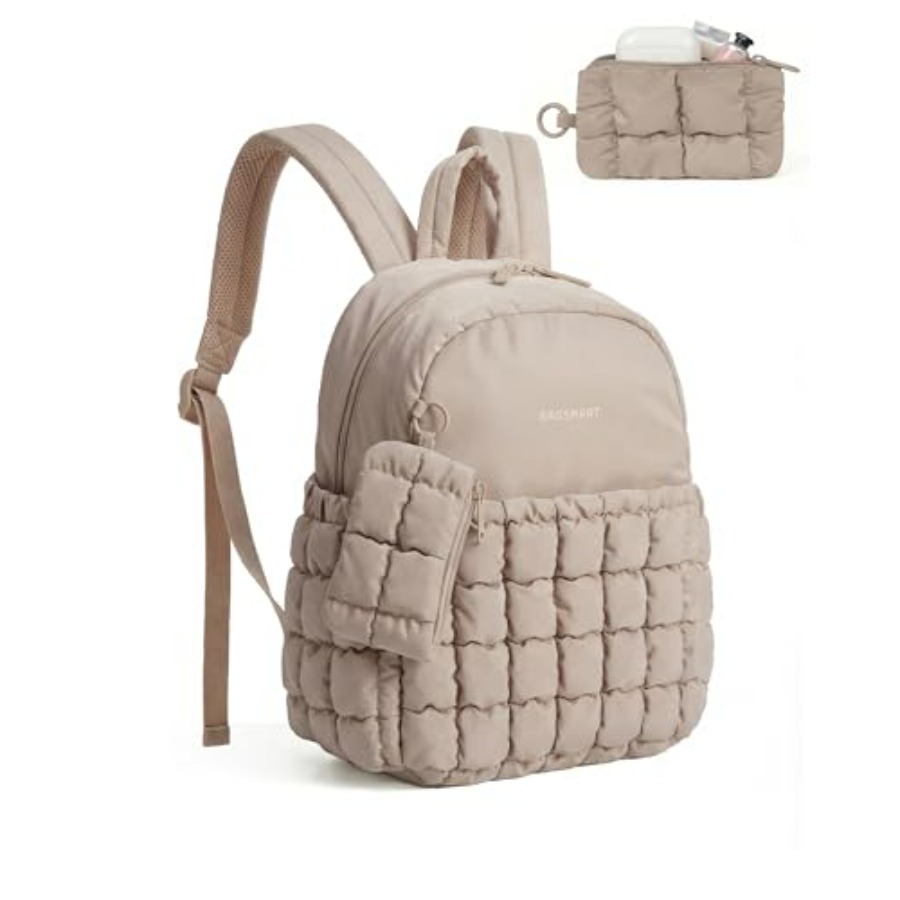 Mini Backpacks for Women, Puff - Mini Backpack Purse บทวิจารณ์และราคา
