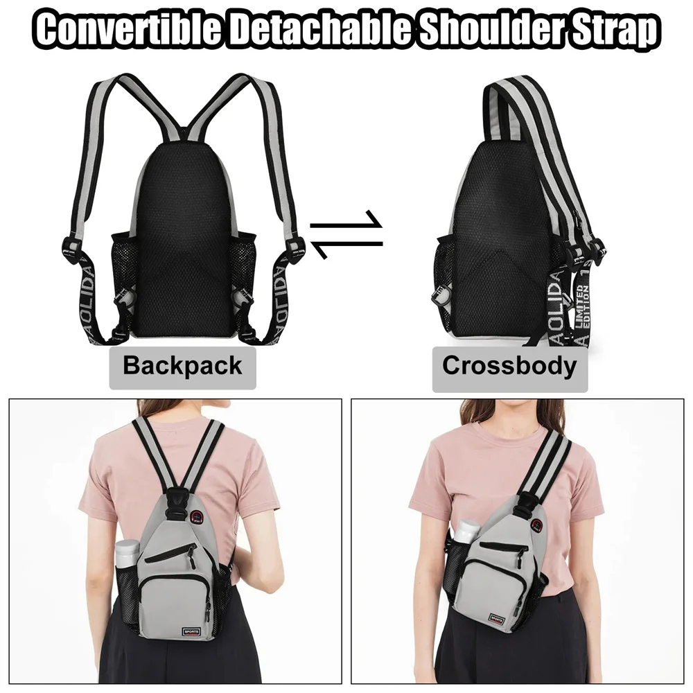 Multi-pocket Casual Chest Bag  - Fashion Backpack Women บทวิจารณ์และราคา