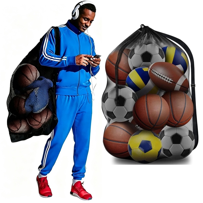 Large Capacity Portable Team T - Drawstring Gym Bag บทวิจารณ์และราคา