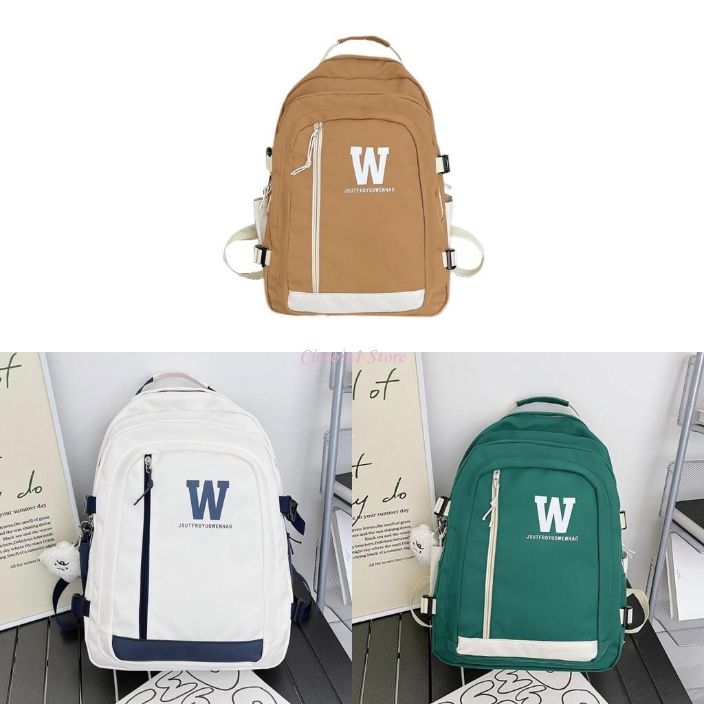 Y1UB All-matching Printed Back - School Backpack Teen บทวิจารณ์และราคา