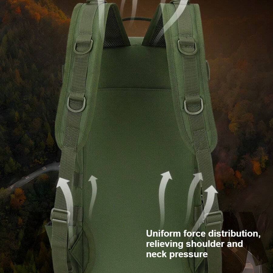 Large Capacity Tactical Backpa - Hiking Backpack Waterproof บทวิจารณ์และราคา