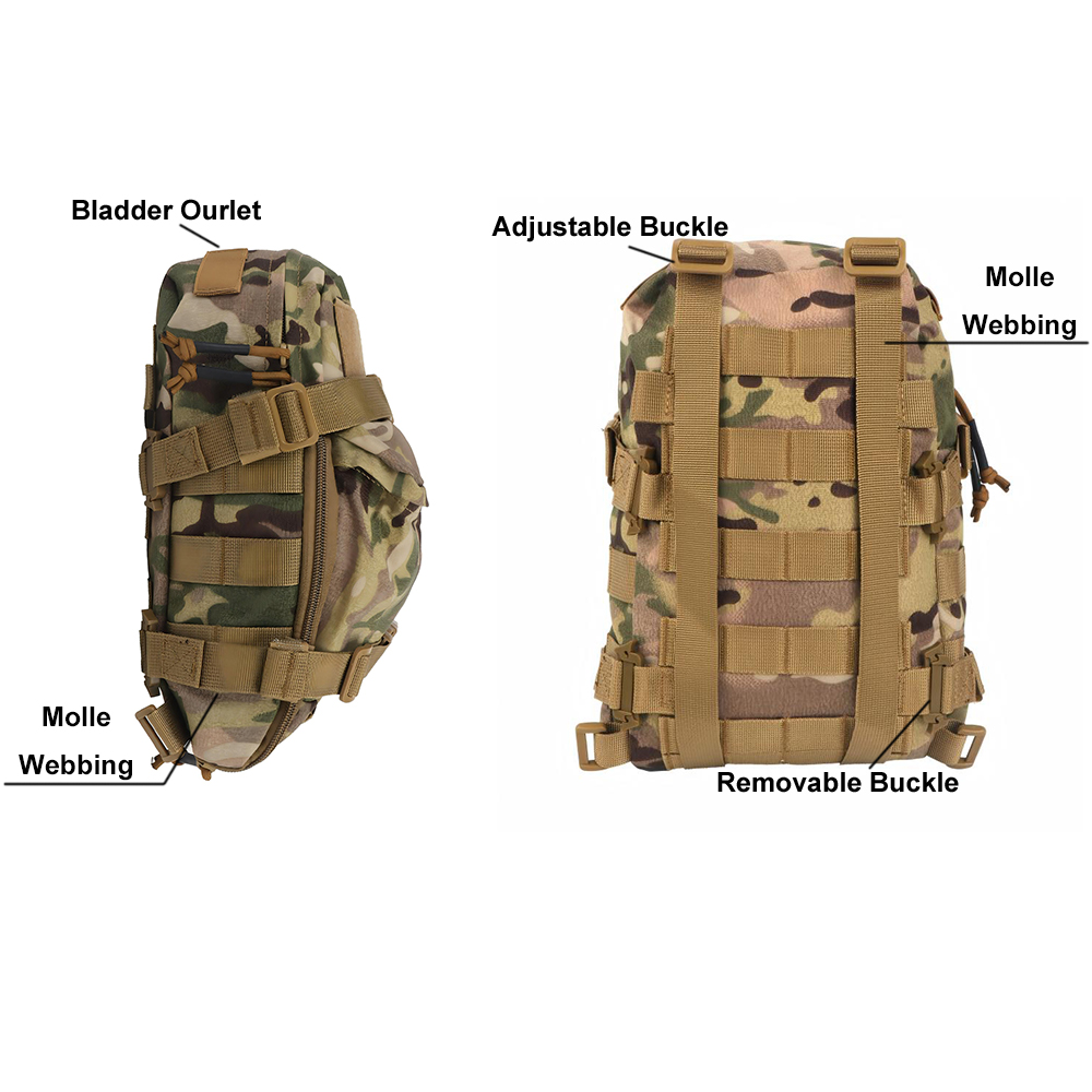 Mini Hydration Bag Outdoor Tac - Hydration Pack Outdoor บทวิจารณ์และราคา