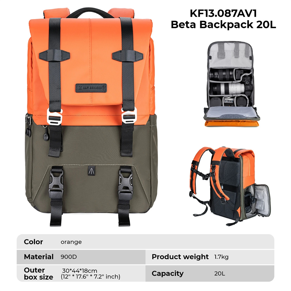 K&F CONCEPT Camera Backpack Tr - Rain Cover Backpack บทวิจารณ์และราคา