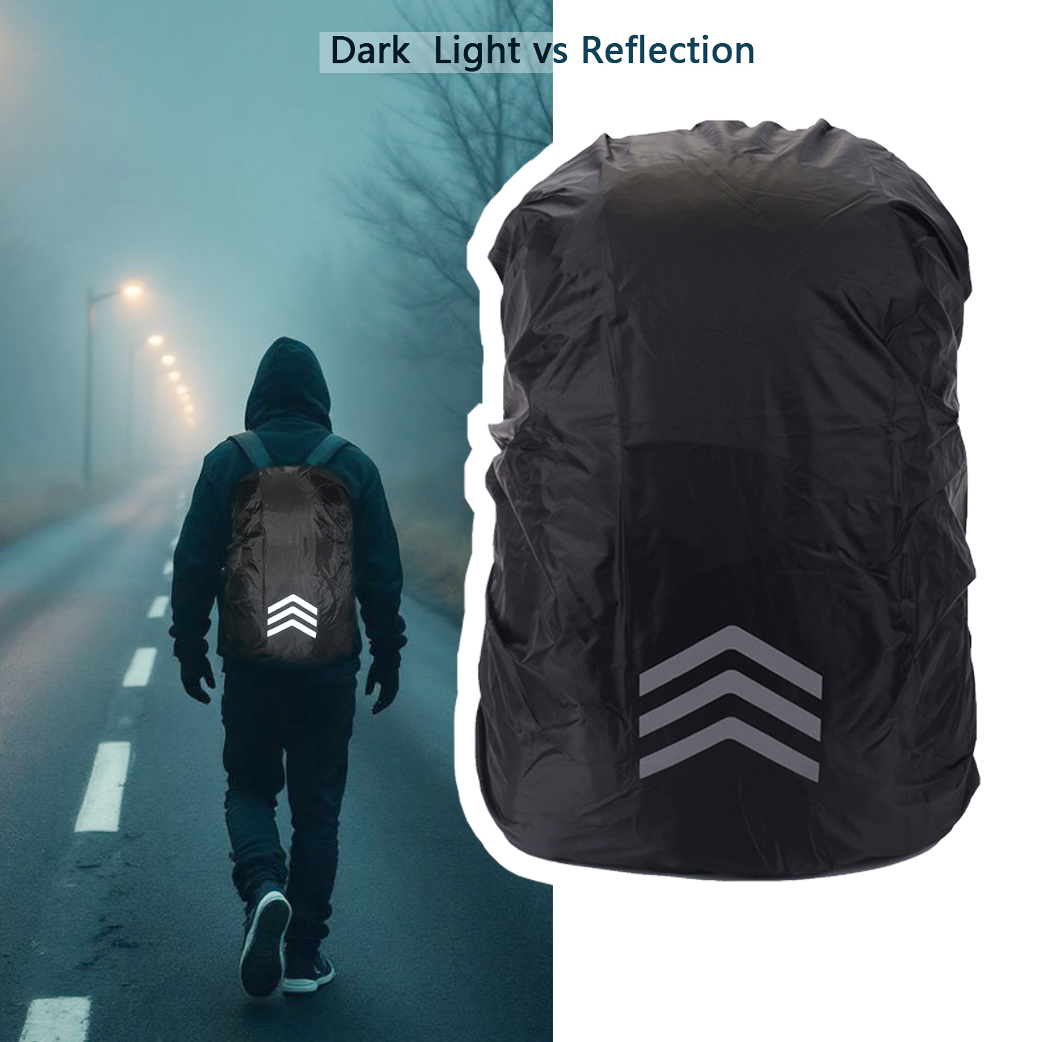 10-55L Waterproof Backpack Cas - Rain Cover Backpack บทวิจารณ์และราคา