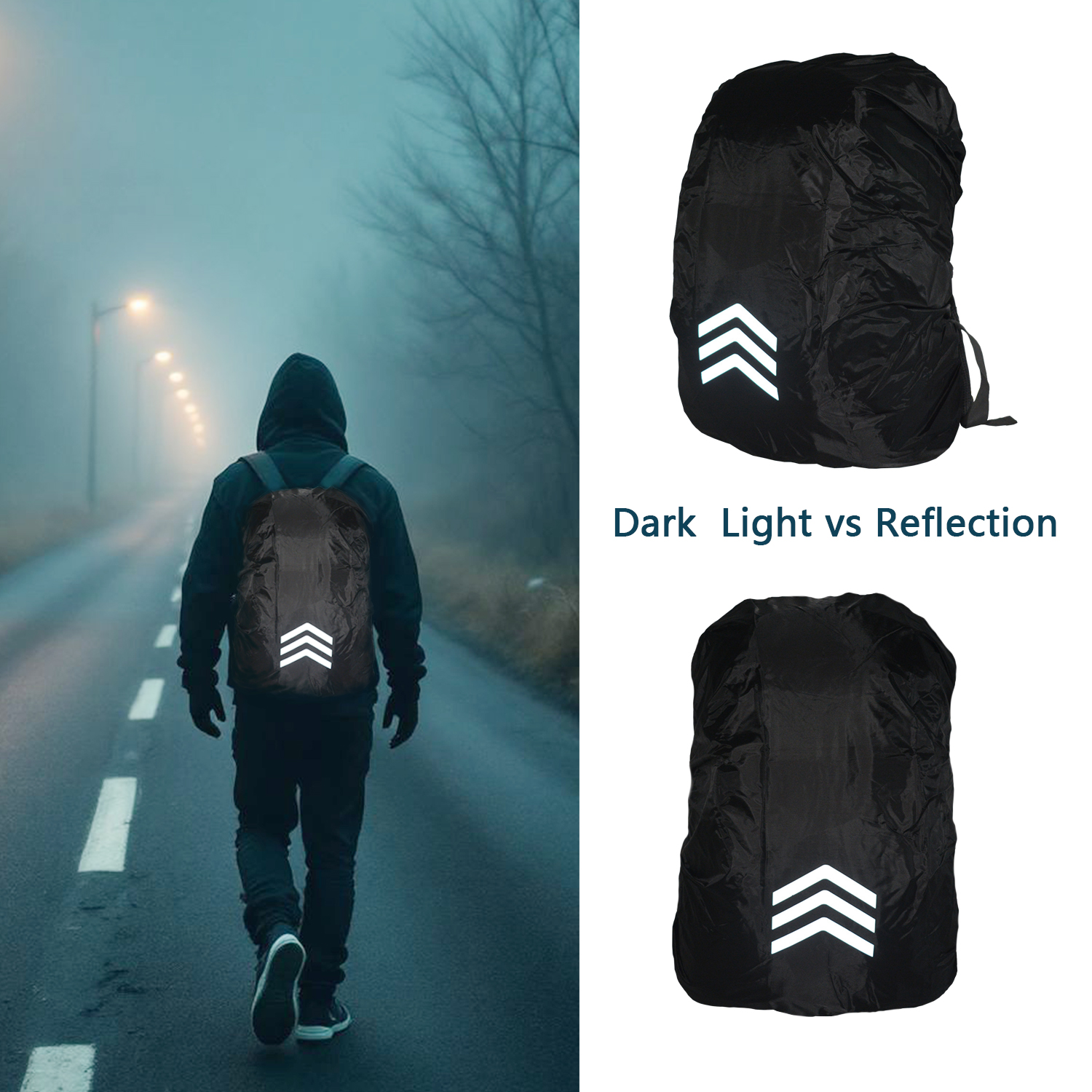 10-55L Waterproof Backpack Cas - Rain Cover Backpack บทวิจารณ์และราคา