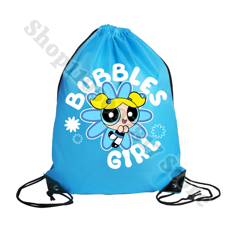 Kawaii The Powerpuffs Girls Ca - Drawstring Gym Bag บทวิจารณ์และราคา