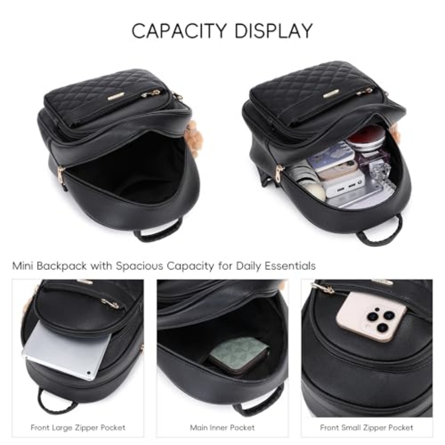 Mini Leather Backpack Purse fo - Mini Backpack Purse บทวิจารณ์และราคา
