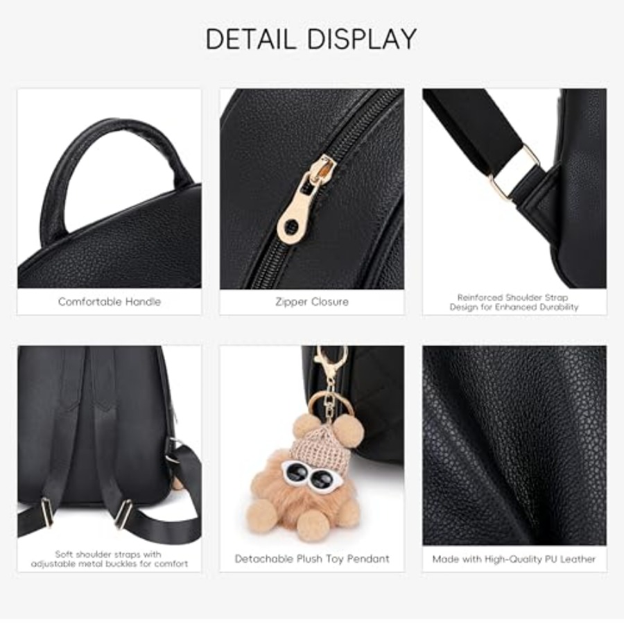 Mini Leather Backpack Purse fo - Mini Backpack Purse บทวิจารณ์และราคา