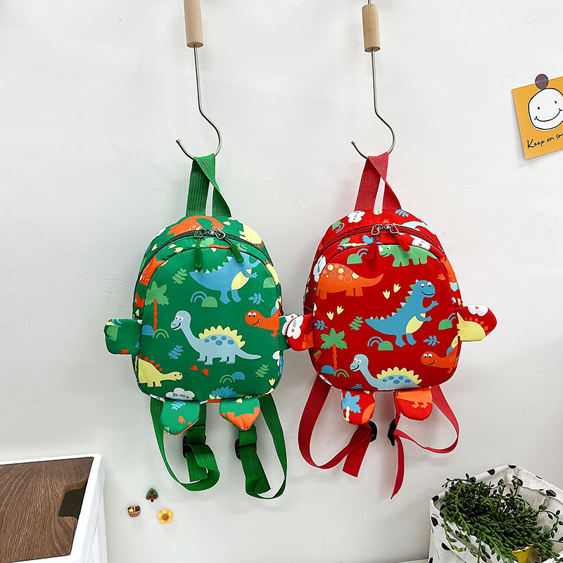Cute Children Bag Cartoon Dino - Travel Backpack Anti Theft บทวิจารณ์และราคา