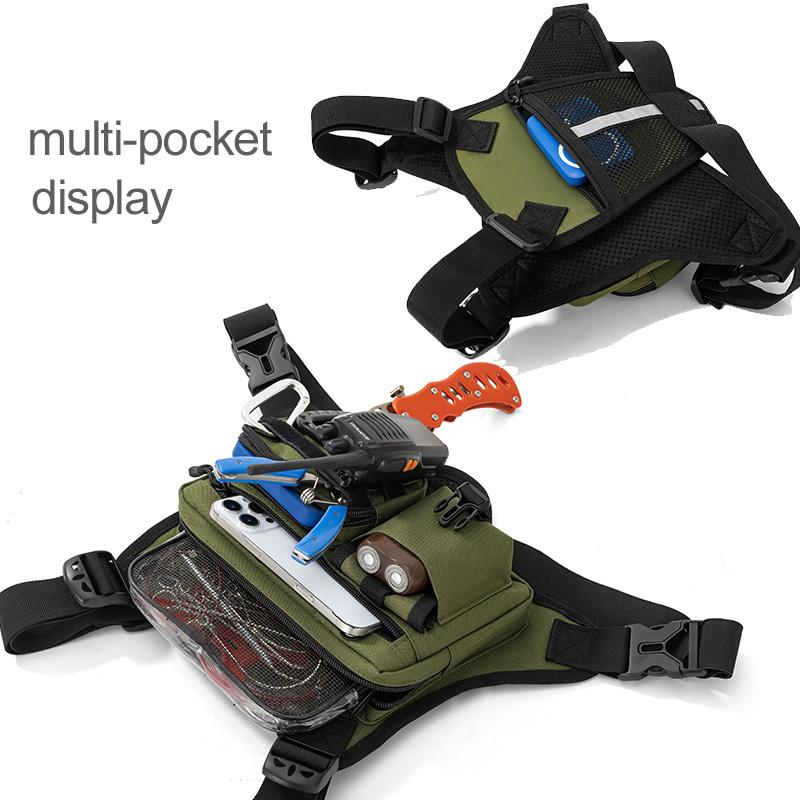 Outdoor Sports Chest Bag Vest  - Rucksack Military Style บทวิจารณ์และราคา