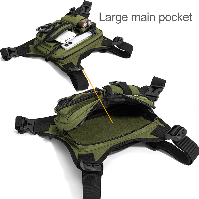 Outdoor Sports Chest Bag Vest  - Rucksack Military Style บทวิจารณ์และราคา