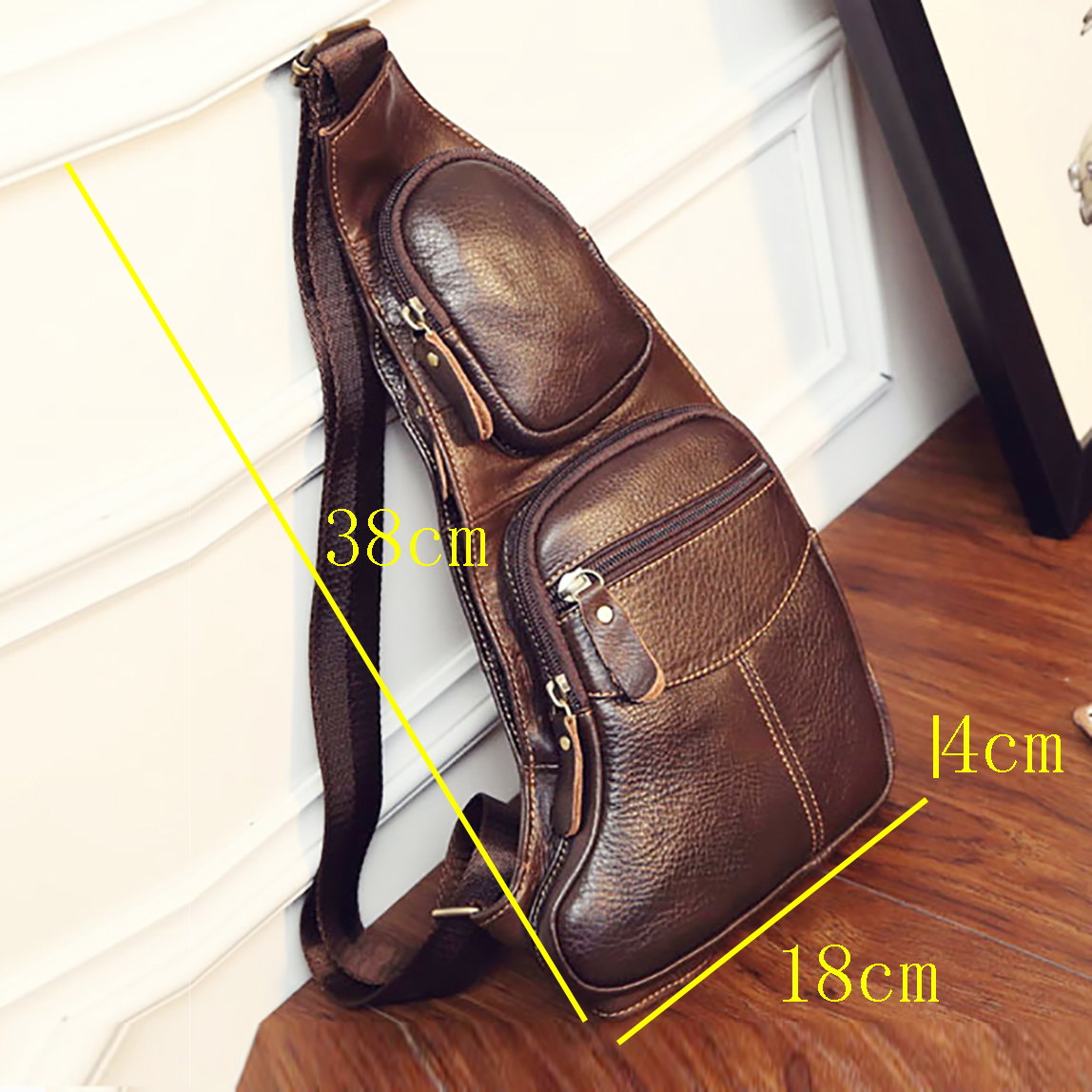 Men Cross Body Shoulder Sling  - Sling Backpack Shoulder บทวิจารณ์และราคา