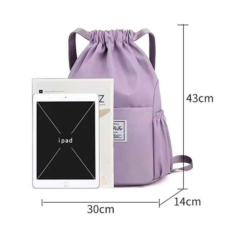 Sports Gym Drawstring Bag Wate - Drawstring Gym Bag บทวิจารณ์และราคา
